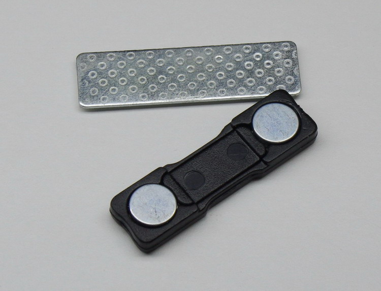 One Line Flat Name Tag with Magnet